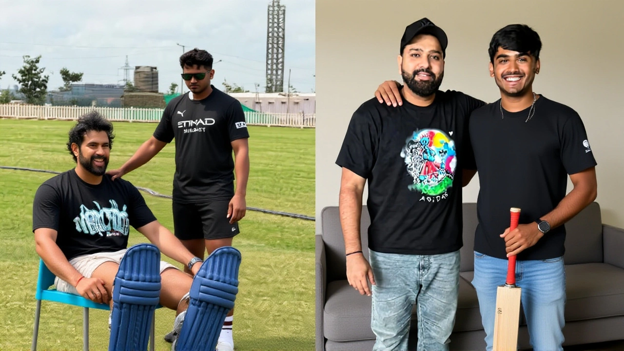 रोहित शर्मा ने युवा क्रिकेटर आयुष म्हात्रे को दिया विशेष बल्ला, ऑस्ट्रेलिया के खिलाफ वनडे सीरीज की तैयारी में जुटे
